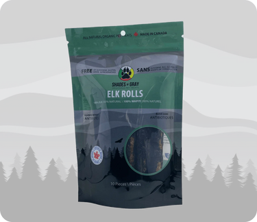 Shades of Gray Elk Rolls - Indigenous Pet Treats